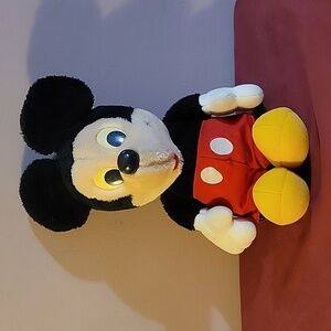 Mickey Mouse Hasbro Softies 16" Plush Stuffed Animal 1980's Toy
